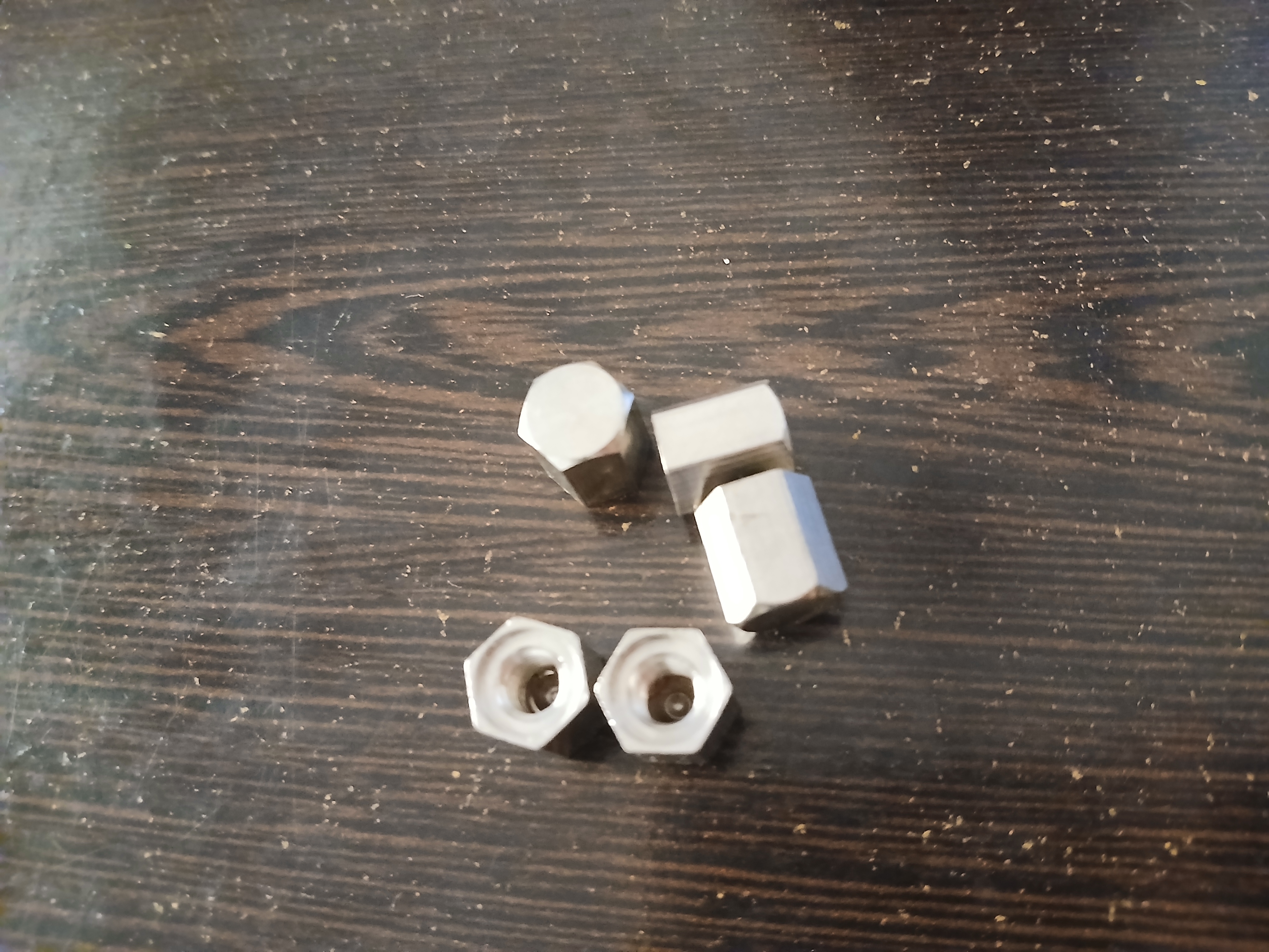 BLADE HEX NUT 10MM BRASS