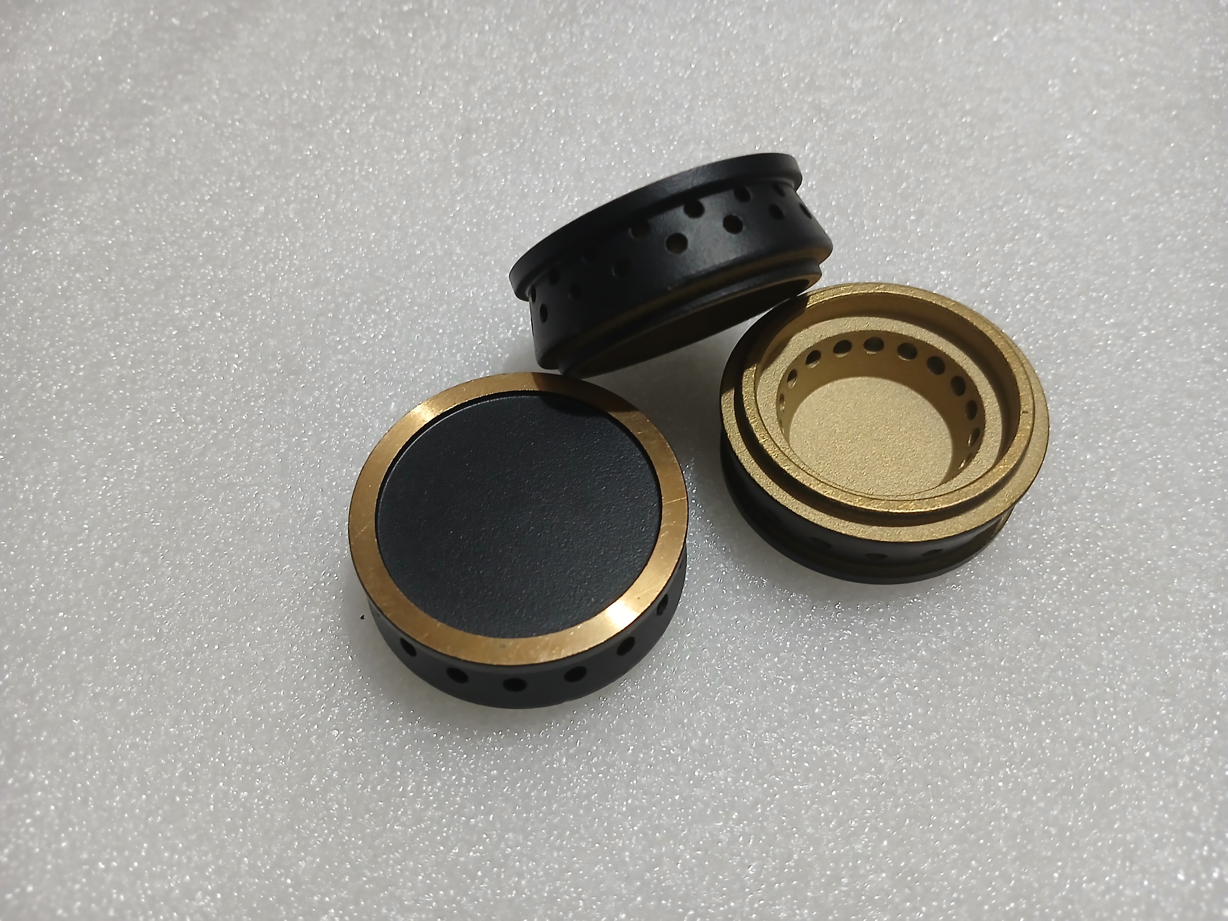 Brass Burner Cap Blk DB TR-3.8 Inner