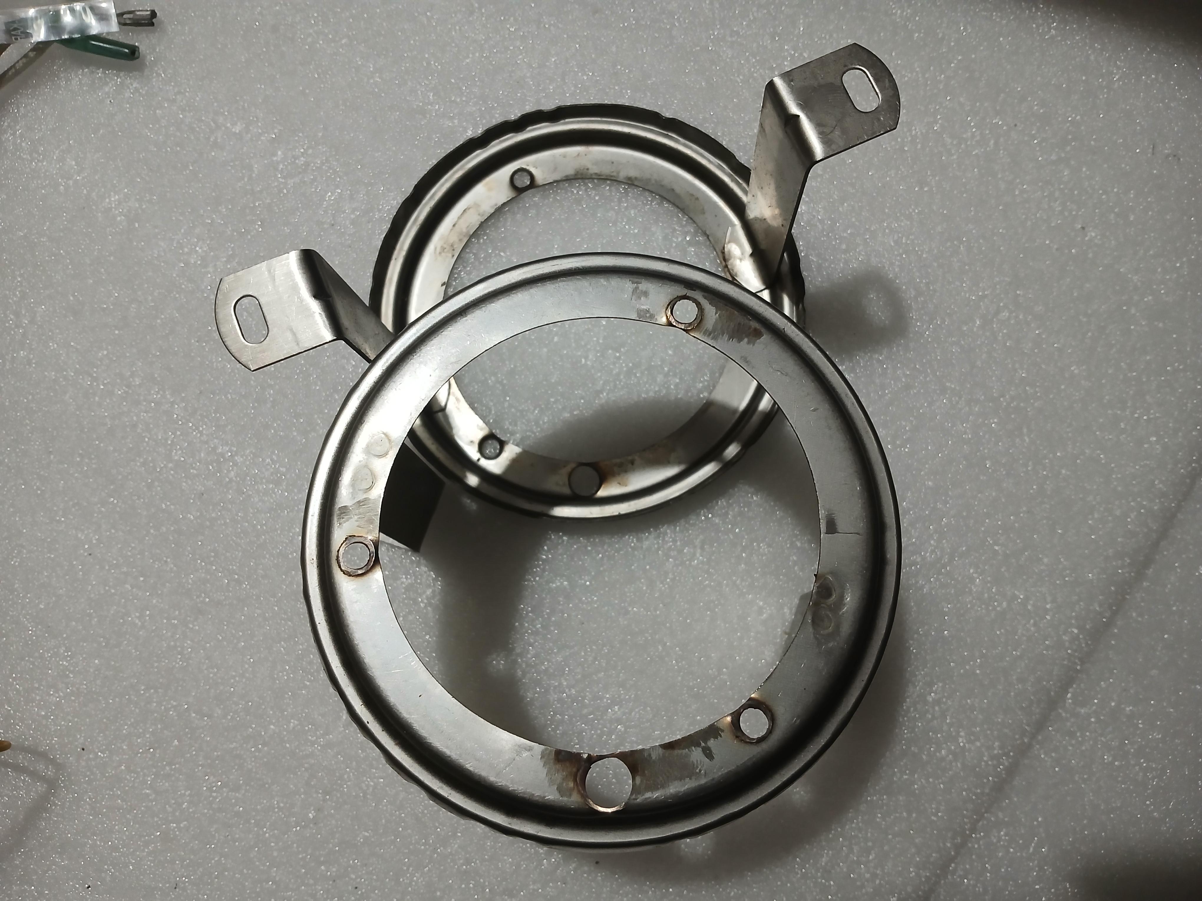 Mixing Tube Holding Clamp Big SS