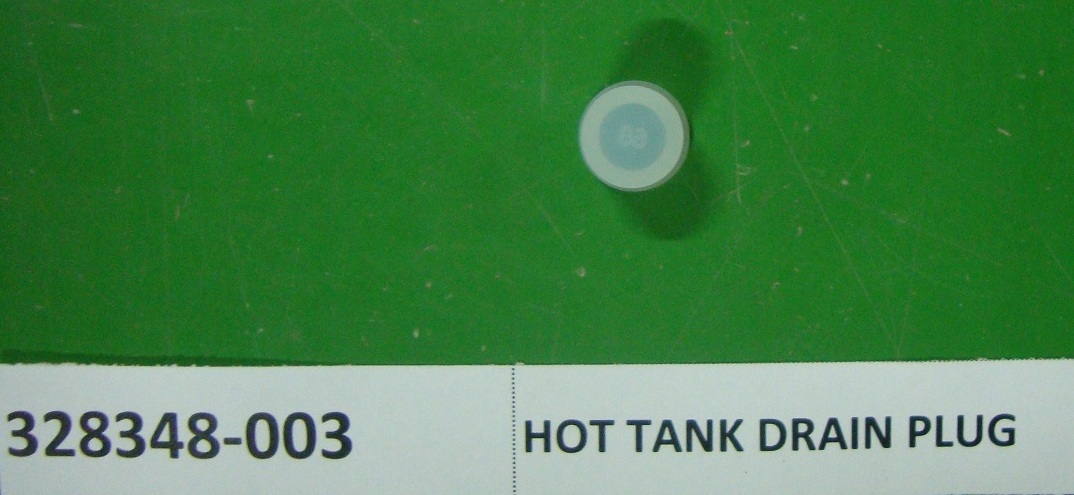 Hot tank drain plug
